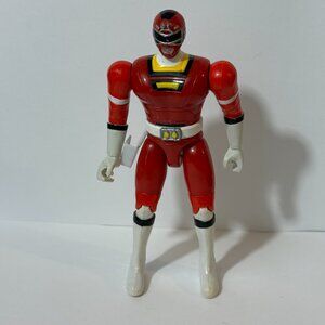 Vintage 1997 Turbo Key Red Mighty Morphin Power Ranger by Bandai Action Figure